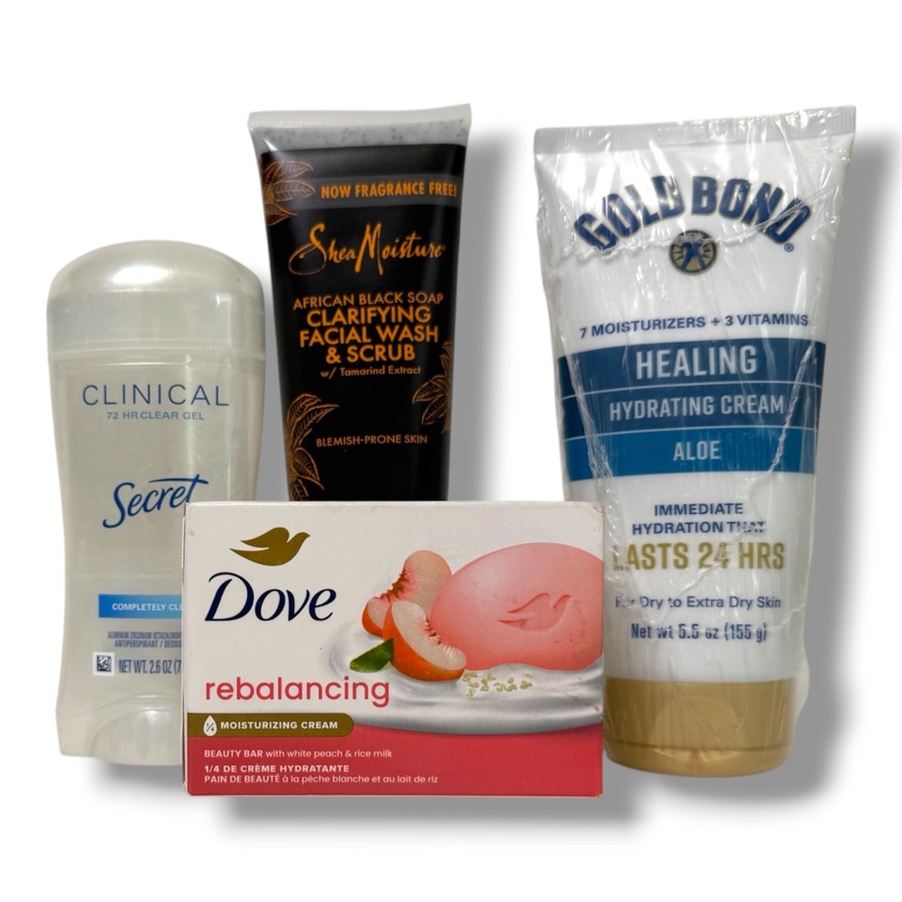 SheaMoisture Gold Bond Secret Clinical Skin Care Beauty Bundle New‎
